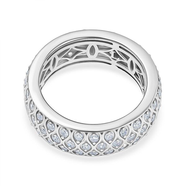 LUXURIANT DIAMOND - Lab Grown Diamant SI-GH SGL zertifiziert Ring 925 Silber rhodiniert (Gr&ouml;&szlig;e 16.00) ca. 1,00 ct image number 6