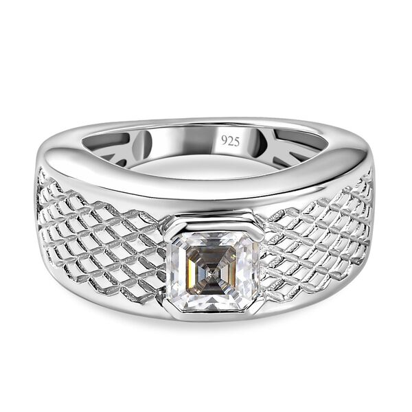 Moissanit Ring, ca. 1.16 ct