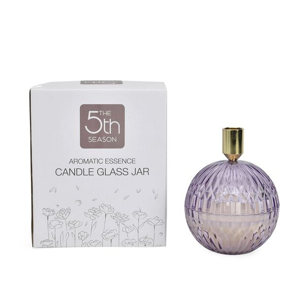 The 5th Season: Premium-Kollektion: Duftkerze im Glas, 20h Brenndauer, Rose image number 6