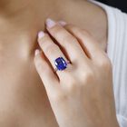 AAAA Tansanit Ring in 950 Platin - 7,69 ct. image number 2