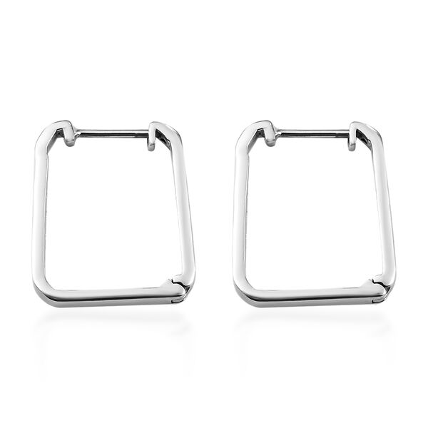 Diamant-Creolen in Silber image number 6