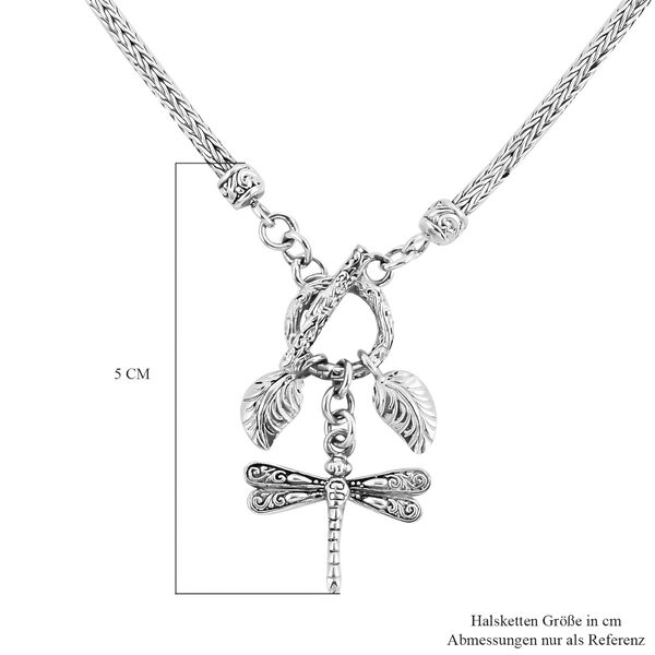 Royal Bali Kollektion- Libellen-Halskette, 50 cm - 20,62g image number 5