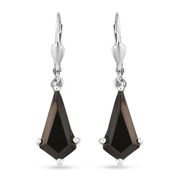 Elite Shungit Ohrringe 925 Silber platiniert ca. 3,50 ct