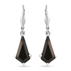 Elite Shungit Ohrringe 925 Silber platiniert ca. 3,50 ct