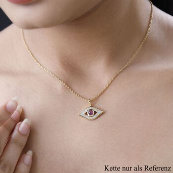 Nazar afrikanischer Rubin und Zirkon-Anh&auml;nger