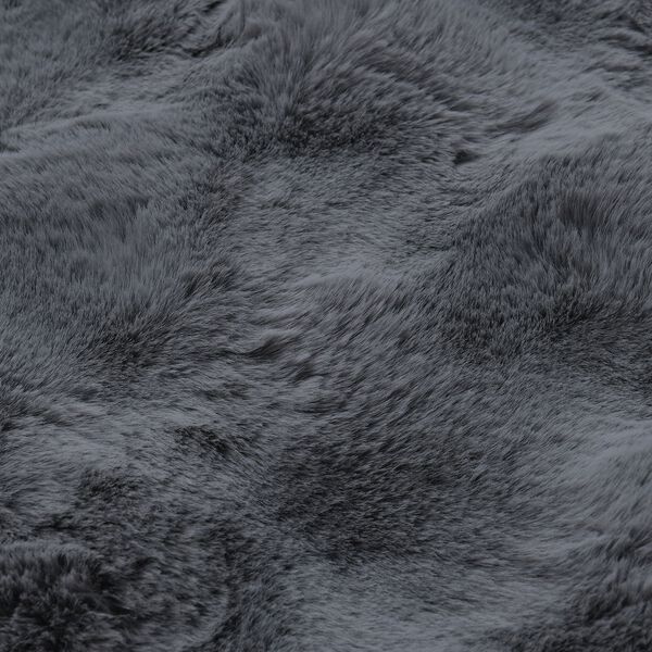 2-tlg. Zierkissenbez&uuml;ge, 60x60 cm und 45x45 cm, dunkelgrau image number 4