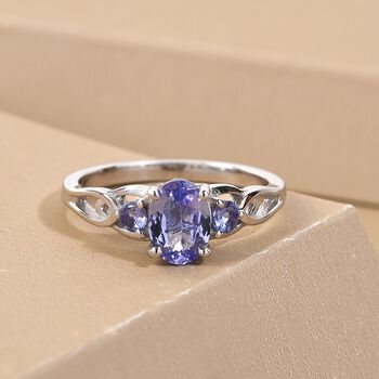 Tansanit Ring - 0,96 ct.