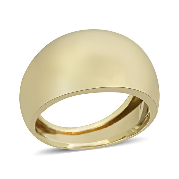 Vicenza Kollektion - Italien hergestellten Hochpolierter graduierter Band Ring 375 Gelbgold