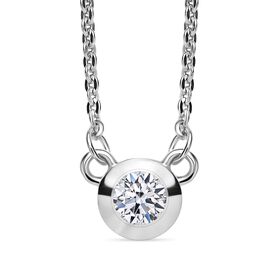 LUXURIANT DIAMANT - Lab Grown Diamant SI-GH Halskette ca. 45 cm 925 Silber rhodiniert ca. 0.20 ct