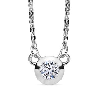 LUXURIANT DIAMANT - Lab Grown Diamant SI-GH Halskette ca. 45 cm 925 Silber rhodiniert ca. 0.20 ct