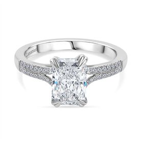 LUXURIANT DIAMOND - Lab Grown Diamant VS-EF IGI zertifiziert Ring 950 Platin (Größe 17.00) (10-15 Werktage Lieferzeit) ca. 2.00 ct