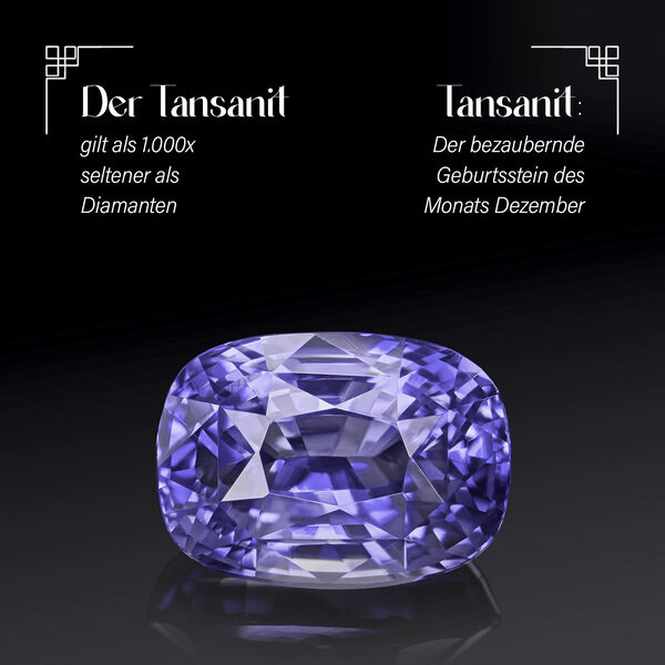 Tansanit Armband, 19 cm - 14,85 ct. image number 4