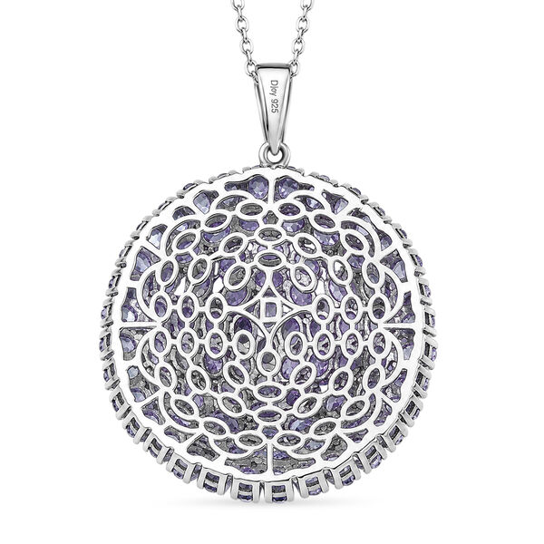 D'Joy Tansanit Schmuckset ca. 45 cm 925 Silber Rhodiniert ca. 14,61 ct. image number 5