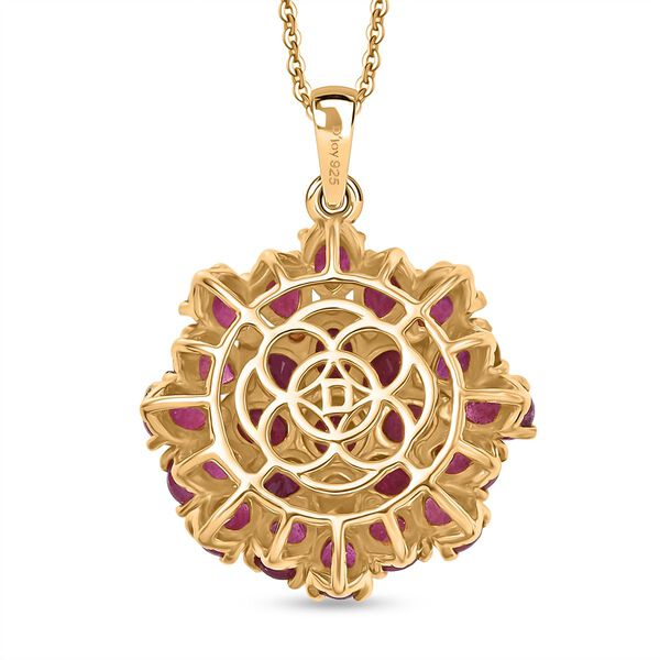 D'Joy Afrikanischer Rubin Anhänger mit 50cm Kette - 5,79 ct. image number 5