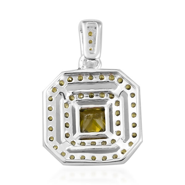 LUSTRO STELLA Peridot Zirkonia Anh&auml;nger 925 Silber image number 5