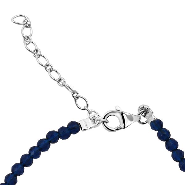 D'Joy Masoala Saphir (Fissure gefüllt) Armband ca. 19 cm mit 5 cm extender, 925 Silber rhodiniert ca. 5,69 ct. image number 3