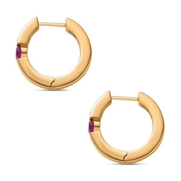 Afrikanische Rubin-Ohrringe - 0,81 ct. image number 4