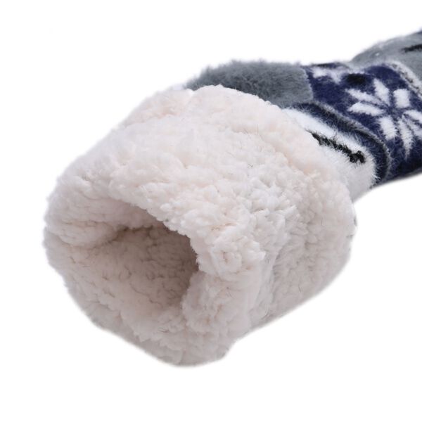 2er Set kuschelige Sherpa Socken, Winter Rentiere image number 3