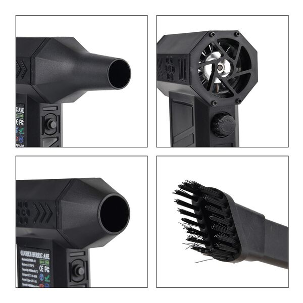 Handstaubsauger mit Bürstenmotor und Zubehör-Set, Schwarz image number 7