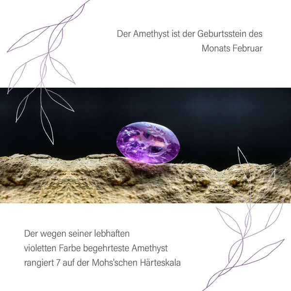 Eternity afrikanisches Amethyst-Armband image number 8