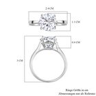 Moissanit Ring - 3,54 ct. image number 5