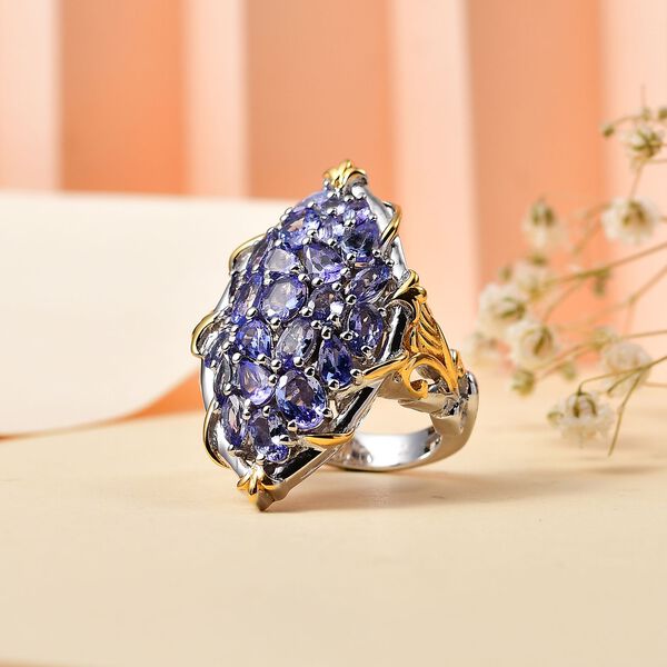 Tansanit Ring - 4,33 ct. image number 2