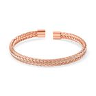 Reiner Edelstahl IP Rosa Plattierung Armreif ca. Flexibles cm ca. 15,00g