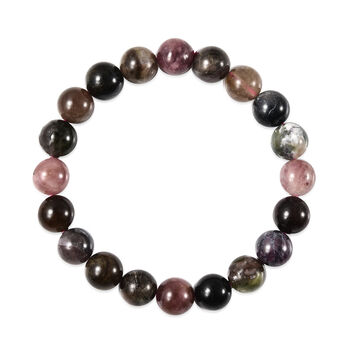 Flexibles, mehrfarbiges Turmalin-Armband, 18 cm lang, ca. 149,63 ct