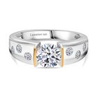 LUXURIANT DIAMANT - Lab Grown Diamant SI-GH SGL zertifiziert Ring 925 Silber rhodiniert (Größe 17.00) ca. 2,00 ct
