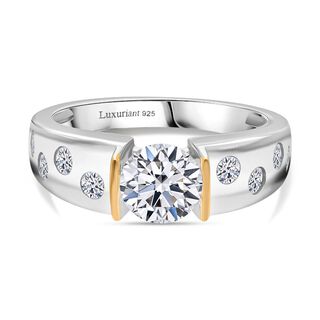 LUXURIANT DIAMANT - Lab Grown Diamant SI-GH SGL zertifiziert Ring 925 Silber rhodiniert (Größe 17.00) ca. 2,00 ct LUXURIANT DIAMANT - Lab Grown Diamant SI-GH SGL zertifiziert Ring 925 Silber rhodiniert (Größe 17.00) ca. 2,00 ct