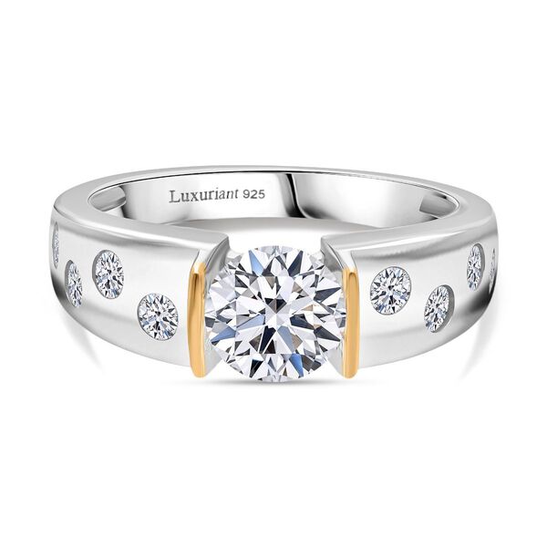 LUXURIANT DIAMANT - Lab Grown Diamant SI-GH SGL zertifiziert Ring 925 Silber rhodiniert (Größe 17.00) ca. 2,00 ct image number 0