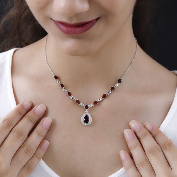 Kirsch Citrin Halskette, 50 cm - 5,81 ct. image number 2