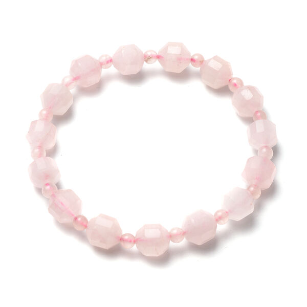 Rosenquarz, flexibel Armband ca. 105,00 ct