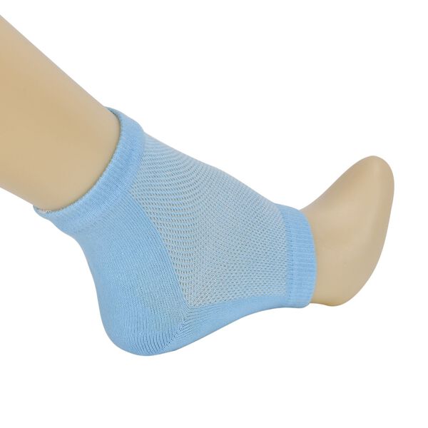 Komfortable Gel-Fersensocken, Blau image number 2