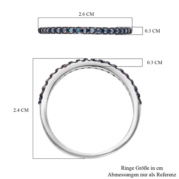 Blauer Diaman- Ring - 0,25 ct. image number 6