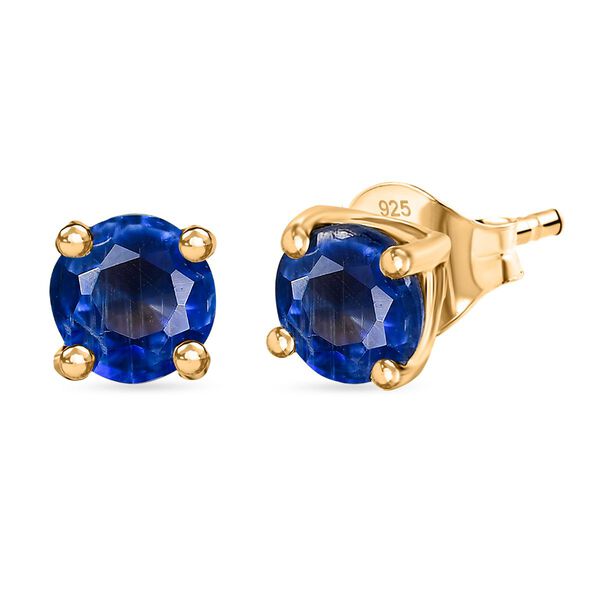 AA Natürliche Kaschmir Kyanit Ohrringe - 0,74 ct. image number 0