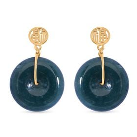 Natürliche Olmek Jadeit Ohrringe - 50 ct.
