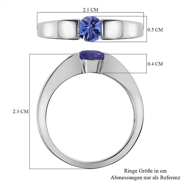 Tansanit Solitär Ring - 0,50 ct. image number 7