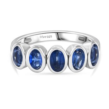 D'Joy Kyanit Ring 925 Silber platiniert (Gr&ouml;&szlig;e 18.00) ca. 1,63 ct