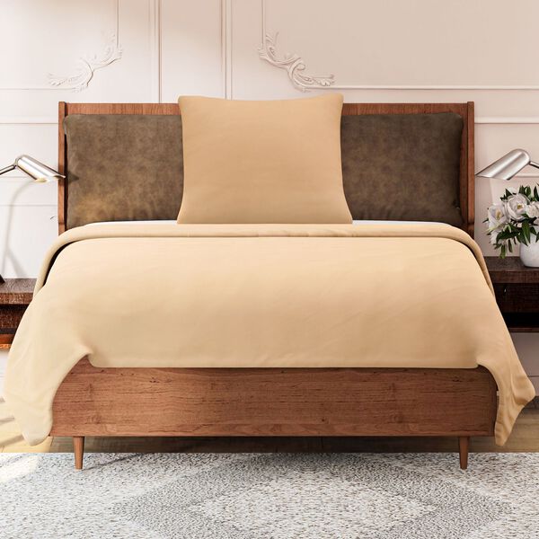 Kupferinfundierte Bettwäsche - 2-teiliges Set in Orange image number 4