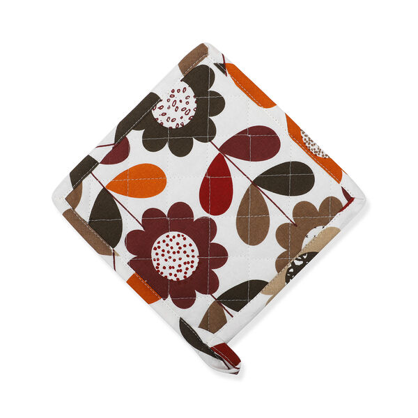 100% Baumwolle K&uuml;chen-Set, Sch&uuml;rze, Handschuh und Topflappen, Blumenwiese, mehrfarbig, 3 teilig image number 5