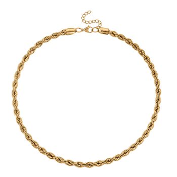 Kordelkette in Goldton, 50cm