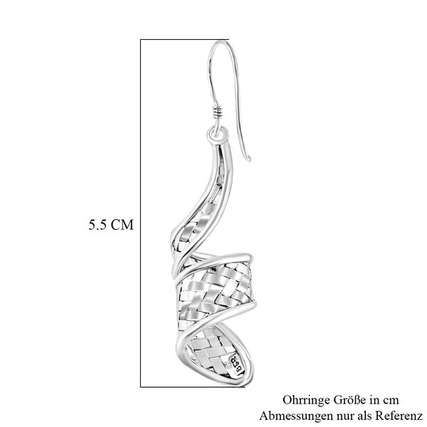 Royal Bali Kollektion - Ohrringe im Twist-Design, 925 Silber image number 4