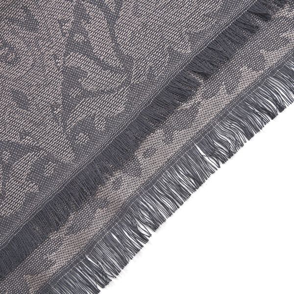 Jacquardgewebter Schal, 170x70cm, Grau image number 3