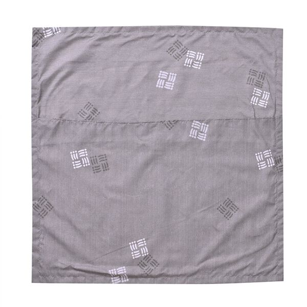 6-tlg. Bettwäsche-Garnitur mit doppelseitigem Druck, Floralmuster, grau image number 11