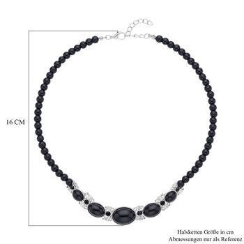 Beads of Grace schwarze Achat-Halskette