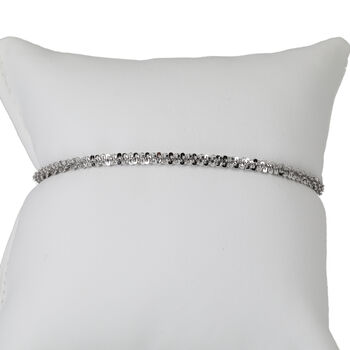 ROCK D/C 925 Silber rhodiniert Armband ca. 18 cm +2.5 cm extender, ca. 5,31g