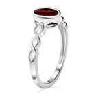 Roter Granat Ring 925 Silber (Größe 21.00) ca. 0,92 ct image number 4