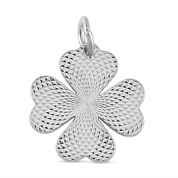 Kleeblatt-Anh&auml;nger, 925 Silber rhodiniert image number 3