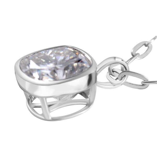 Moissanit Anhänger mit 45cm Kette - 7,24 ct. image number 3